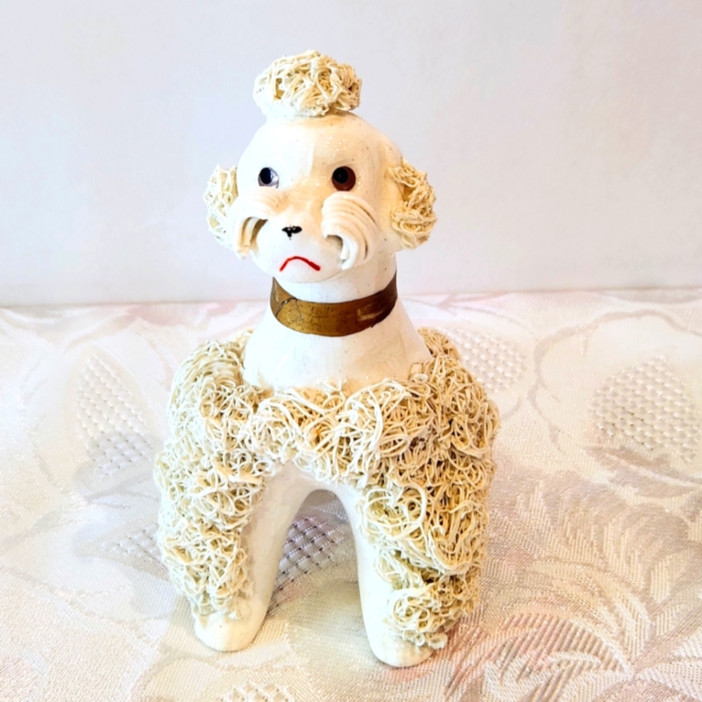 Spaghetti poodle dog figurine